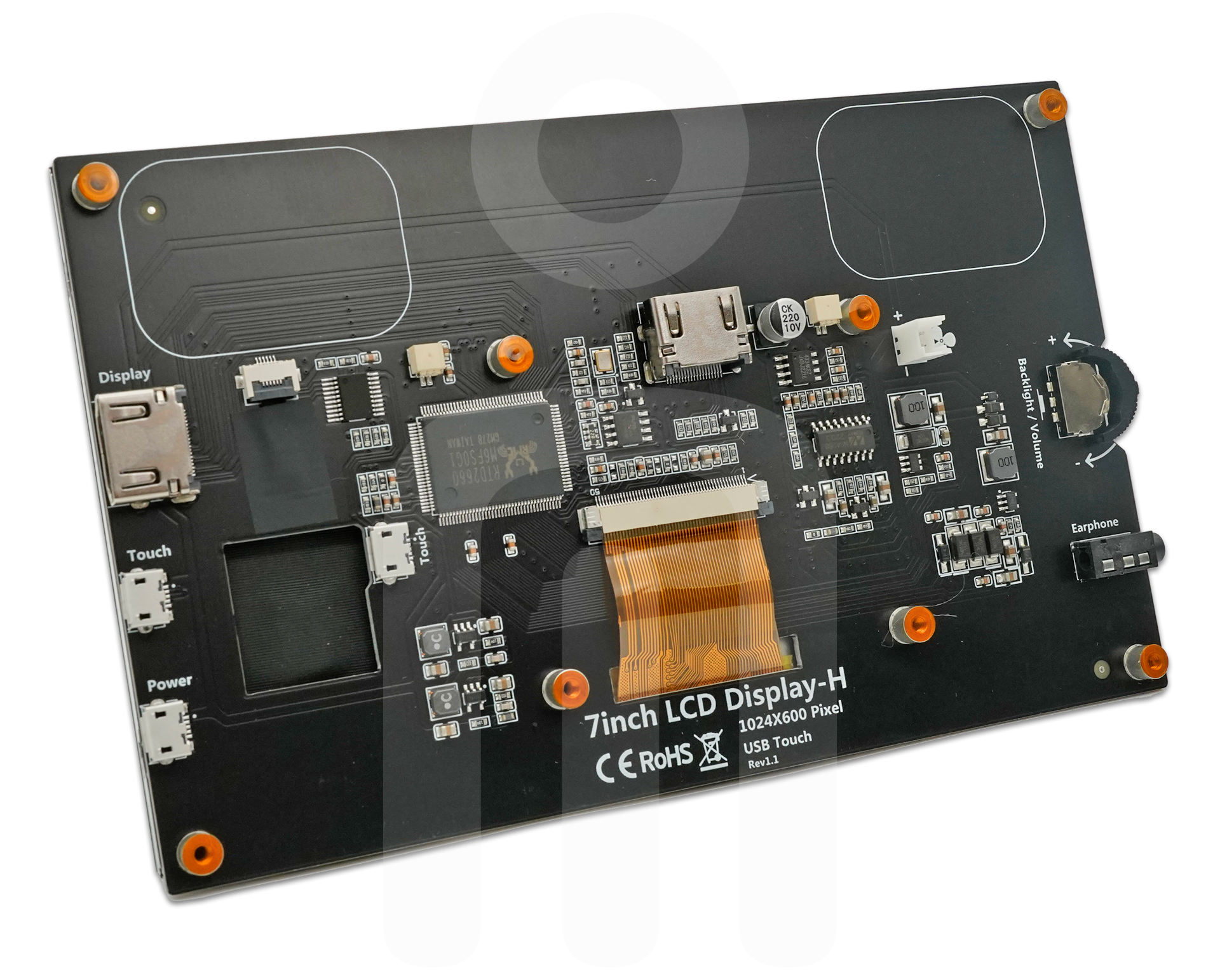 pib.Shop - Raspberry Pi Display 7-Zoll mit Touchscreen Monitor von ...